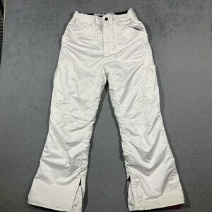 Five Fifty Five Triple Nickel Womens Ski Snowboard Pants Size Medium White #2653